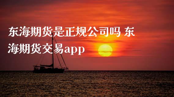 东海期货是正规公司吗 东海期货交易app_https://www.iteshow.com_期货开户_第2张