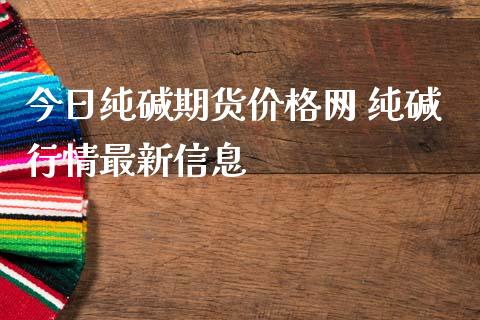 今日纯碱期货价格网 纯碱行情最新信息_https://www.iteshow.com_期货品种_第2张