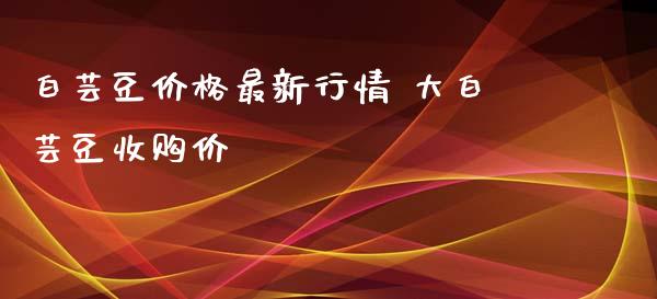 白芸豆价格最新行情 大白芸豆收购价_https://www.iteshow.com_商品期货_第2张