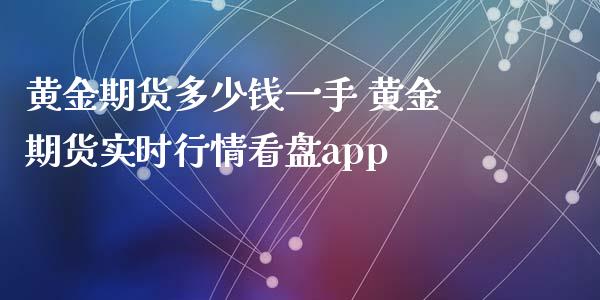 黄金期货多少钱一手 黄金期货实时行情看盘app_https://www.iteshow.com_期货手续费_第2张