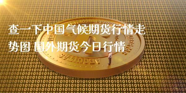 查一下中国气候期货行情走势图 国外期货今日行情_https://www.iteshow.com_期货公司_第2张