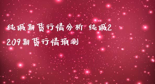 纯碱期货行情分析 纯碱2209期货行情预测_https://www.iteshow.com_期货知识_第2张