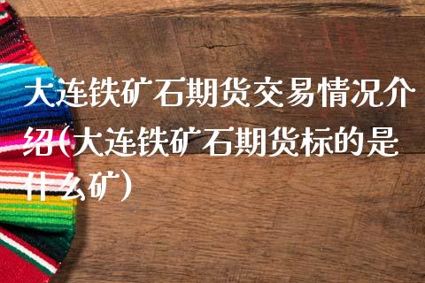 大连铁矿石期货交易情况介绍(大连铁矿石期货标的是什么矿)_https://www.iteshow.com_期货开户_第1张