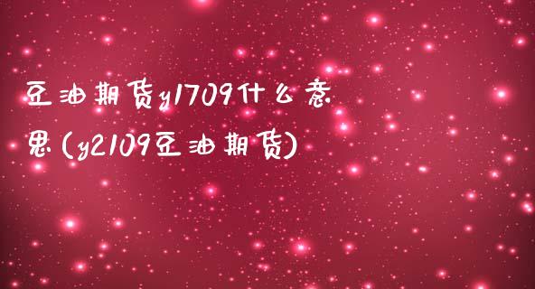 豆油期货y1709什么意思(y2109豆油期货)_https://www.iteshow.com_期货品种_第1张