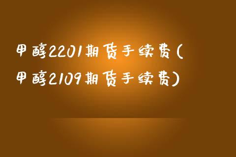 甲醇2201期货手续费(甲醇2109期货手续费)_https://www.iteshow.com_期货交易_第1张