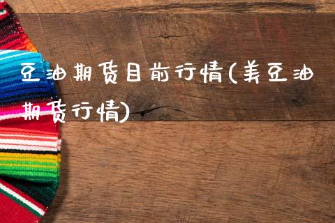 豆油期货目前行情(美豆油期货行情)_https://www.iteshow.com_股指期权_第1张