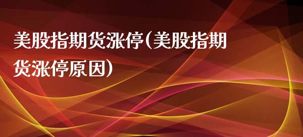 美股指期货涨停(美股指期货涨停原因)_https://www.iteshow.com_期货品种_第1张