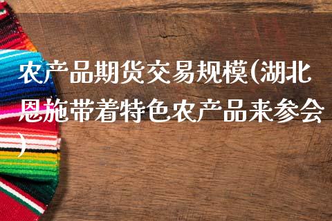 农产品期货交易规模(湖北恩施带着特色农产品来参会)_https://www.iteshow.com_期货品种_第1张