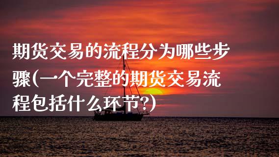 期货交易的流程分为哪些步骤(一个完整的期货交易流程包括什么环节?)_https://www.iteshow.com_期货公司_第1张