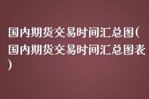 国内期货交易时间汇总图(国内期货交易时间汇总图表)_https://www.iteshow.com_期货公司_第1张