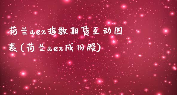 荷兰aex指数期货互动图表(荷兰aex成份股)_https://www.iteshow.com_期货知识_第1张