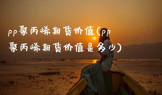 pp聚丙烯期货价值(pp聚丙烯期货价值是多少)_https://www.iteshow.com_期货品种_第1张