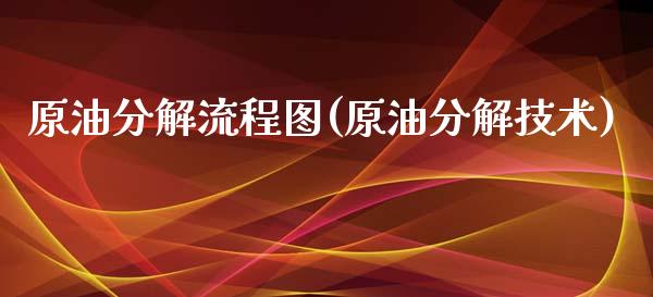 原油分解流程图(原油分解技术)_https://www.iteshow.com_原油期货_第1张