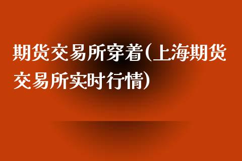 期货交易所穿着(上海期货交易所实时行情)_https://www.iteshow.com_期货手续费_第1张