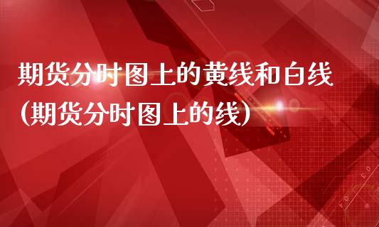 期货分时图上的黄线和白线(期货分时图上的线)_https://www.iteshow.com_期货百科_第1张