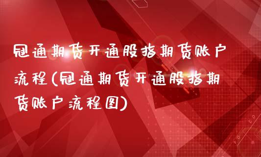 冠通期货开通股指期货账户流程(冠通期货开通股指期货账户流程图)_https://www.iteshow.com_期货开户_第1张