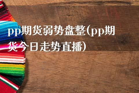 pp期货弱势盘整(pp期货今日走势直播)_https://www.iteshow.com_期货开户_第1张