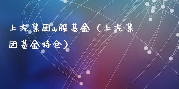 上汽集团a股基金（上汽集团基金持仓）_https://www.iteshow.com_基金_第1张