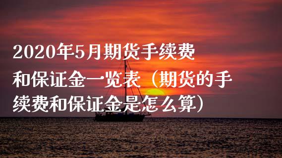 2020年5月期货手续费和保证金一览表（期货的手续费和保证金是怎么算）_https://www.iteshow.com_黄金期货_第1张