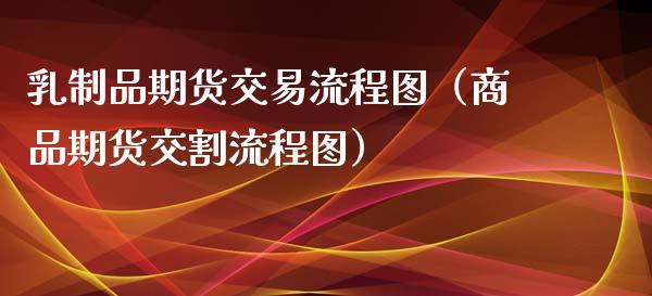 乳制品期货交易流程图（商品期货交割流程图）_https://www.iteshow.com_期货交易_第1张