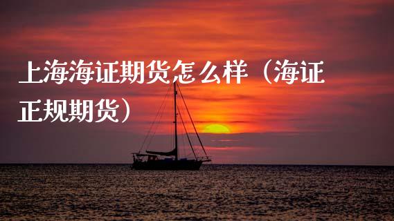 上海海证期货怎么样（海证正规期货）_https://www.iteshow.com_黄金期货_第1张