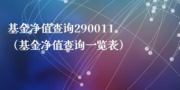 基金净值查询290011（基金净值查询一览表）_https://www.iteshow.com_基金_第1张