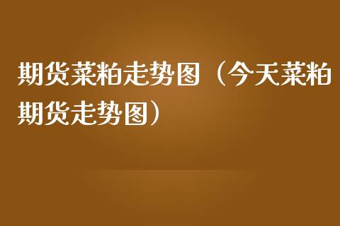 期货菜粕走势图（今天菜粕期货走势图）_https://www.iteshow.com_期货手续费_第1张