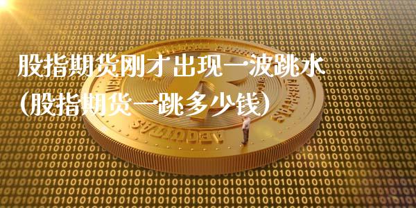 股指期货刚才出现一波跳水(股指期货一跳多少钱)_https://www.iteshow.com_股指期货_第1张