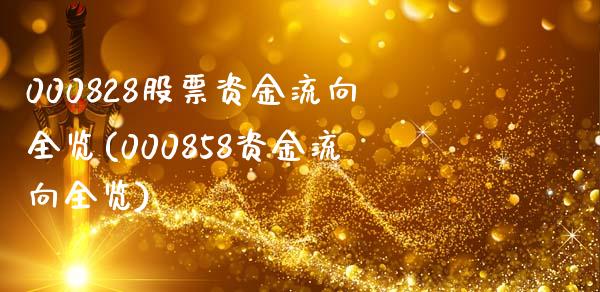 000828股票资金流向全览(000858资金流向全览)_https://www.iteshow.com_期货品种_第1张