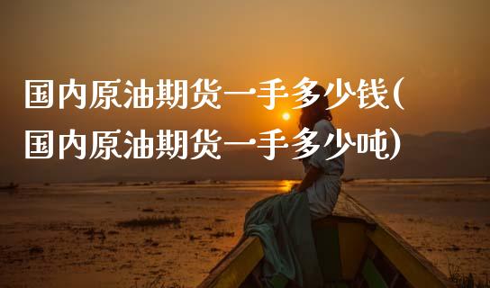 国内原油期货一手多少钱(国内原油期货一手多少吨)_https://www.iteshow.com_期货知识_第1张