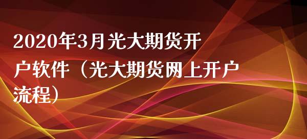 2020年3月光大期货开户软件（光大期货网上开户流程）_https://www.iteshow.com_期货品种_第1张