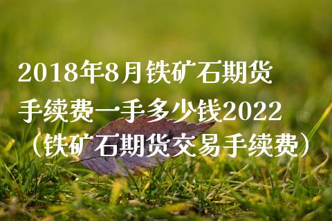 2018年8月铁矿石期货手续费一手多少钱2022（铁矿石期货交易手续费）_https://www.iteshow.com_期货手续费_第1张