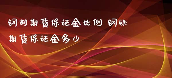 钢材期货保证金比例 钢铁期货保证金多少_https://www.iteshow.com_期货公司_第1张