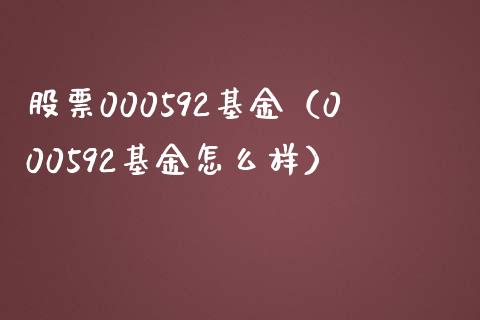 股票000592基金（000592基金怎么样）_https://www.iteshow.com_基金_第1张