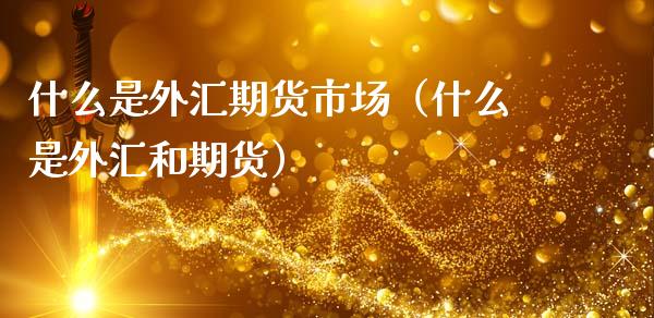 什么是外汇期货市场（什么是外汇和期货）_https://www.iteshow.com_期货百科_第1张