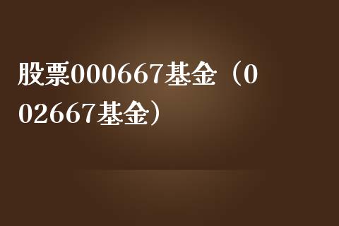 股票000667基金（002667基金）_https://www.iteshow.com_基金_第1张