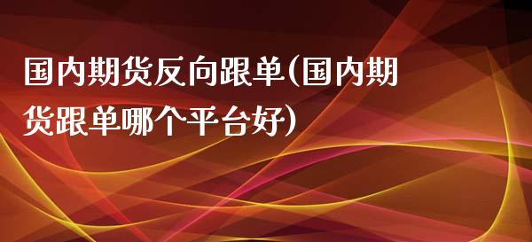 国内期货反向跟单(国内期货跟单哪个平台好)_https://www.iteshow.com_期货品种_第1张