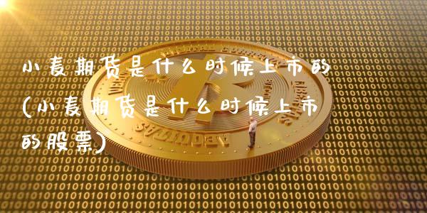 小麦期货是什么时候上市的(小麦期货是什么时候上市的股票)_https://www.iteshow.com_股票_第1张