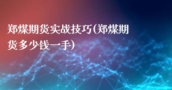 郑煤期货实战技巧(郑煤期货多少钱一手)_https://www.iteshow.com_期货开户_第1张