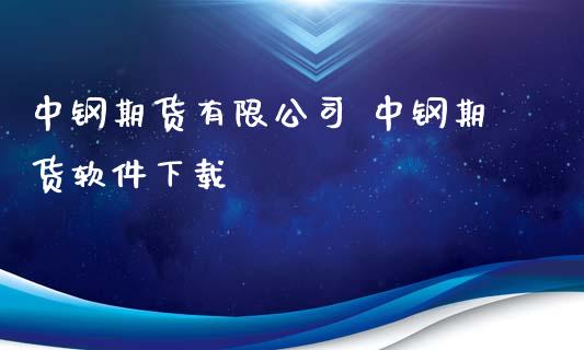 中钢期货有限公司 中钢期货软件下载_https://www.iteshow.com_股指期权_第1张