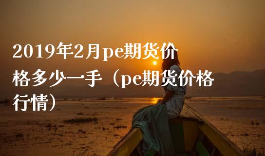 2019年2月pe期货价格多少一手（pe期货价格行情）_https://www.iteshow.com_黄金期货_第1张